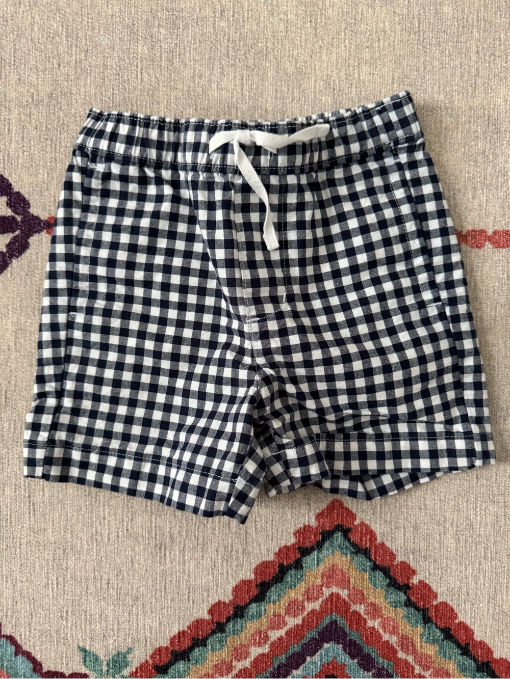 Janie and Jack gingham shorts